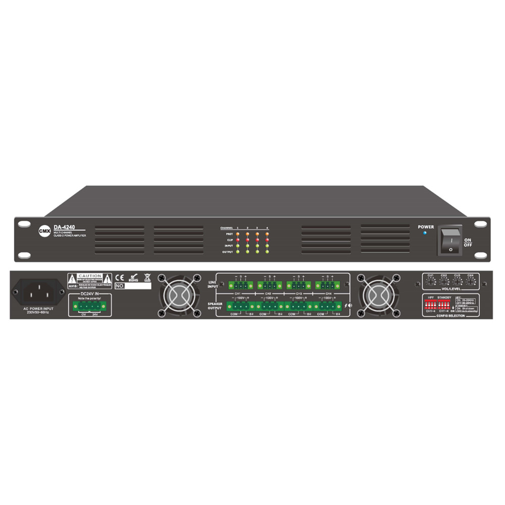 CMX AUDIO Four Channel Class-D Amplifier RMS 4Χ240W