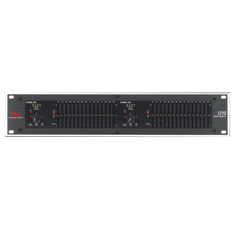 DBX 12 SERIES - DUAL 15 BAND GRAPHIC EQUALIZER