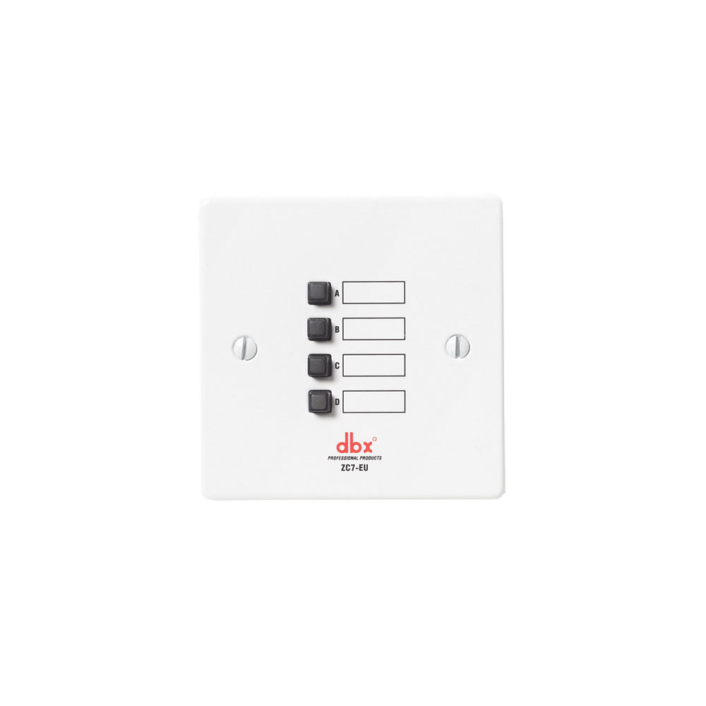 DBX WALL MOUNTED MIC PAGE ASSIGNMENT CONTROLLER