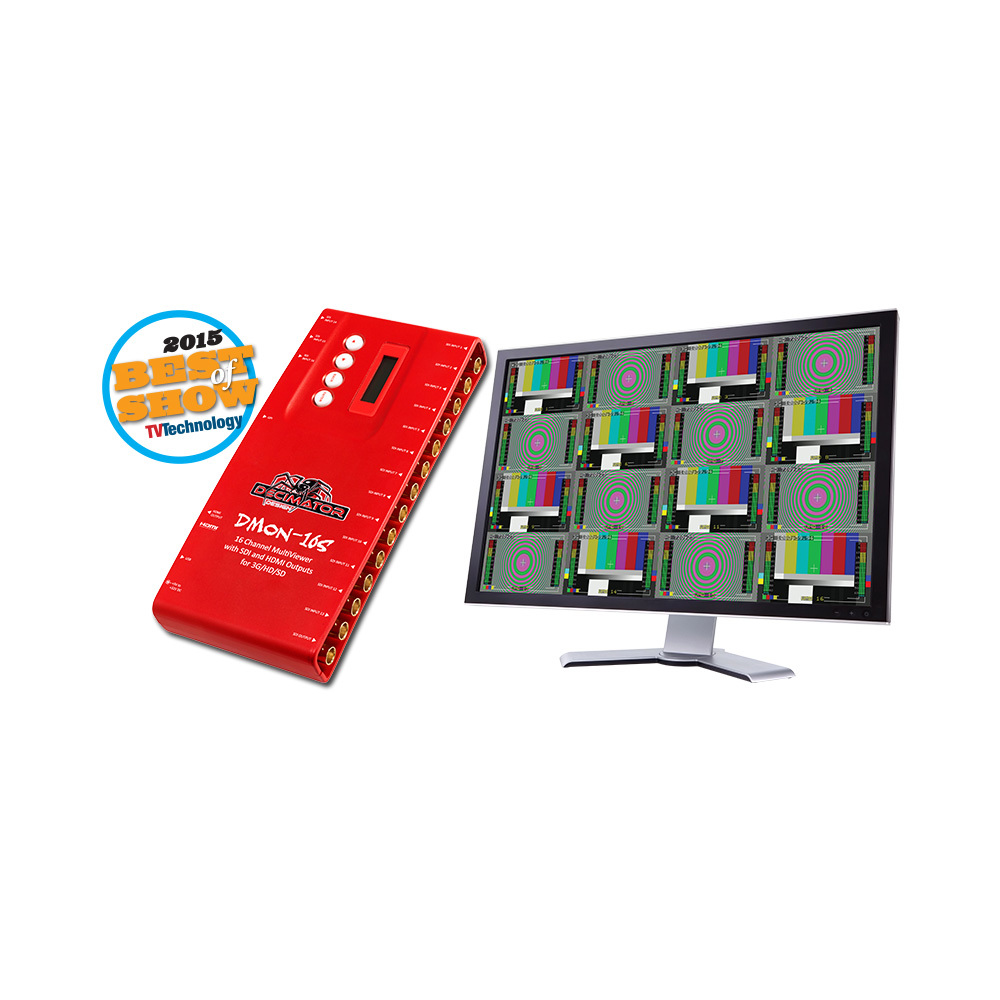 DECIMATOR DMON-16S Multiview 16 x 3G/HD/SD-SDI and HDMI