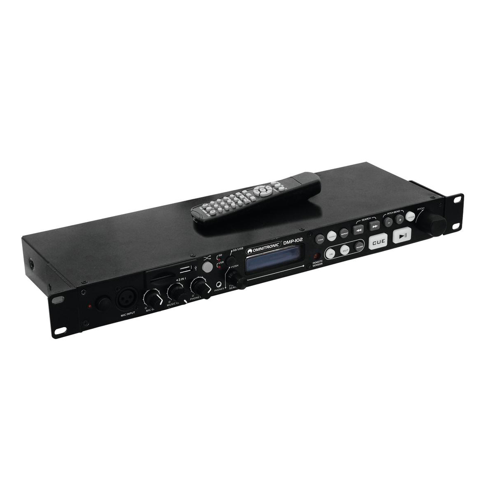 OMNITRONIC USB/SD CARD PLAYER RACK MOUNTABLE