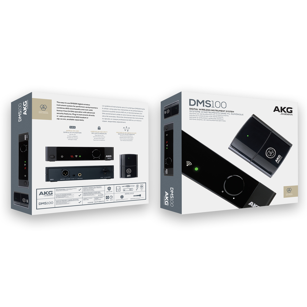 AKG ΨΗΦΙΑΚΟ ΣΕΤ ΑΣΥΡΜΑΤΟΥ ΜΙΚΡΟΦΩΝΟΥ ΟΡΓ. 4 ΚΑΝΑΛΙΩΝ