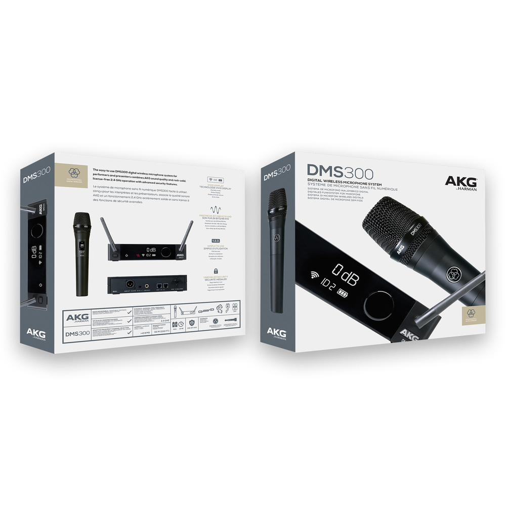 AKG ΨΗΦΙΑΚΟ ΣΕΤ ΑΣΥΡΜΑΤΟΥ ΜΙΚΡΟΦΩΝΟΥ ΧΕΙΡΟΣ 8 ΚΑΝΑΛΙΩΝ