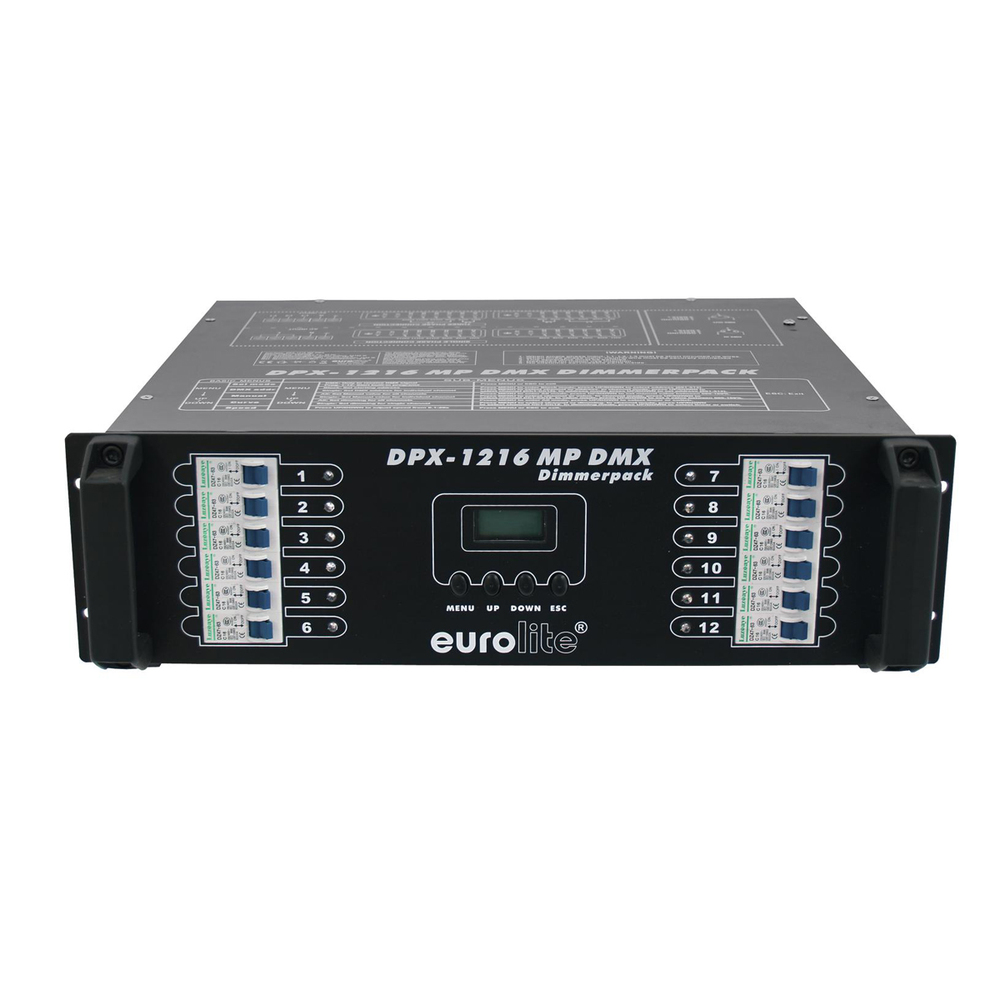 EUROLITE DIMMER 12X16A/DMX WITH WIELAND 16 PIN