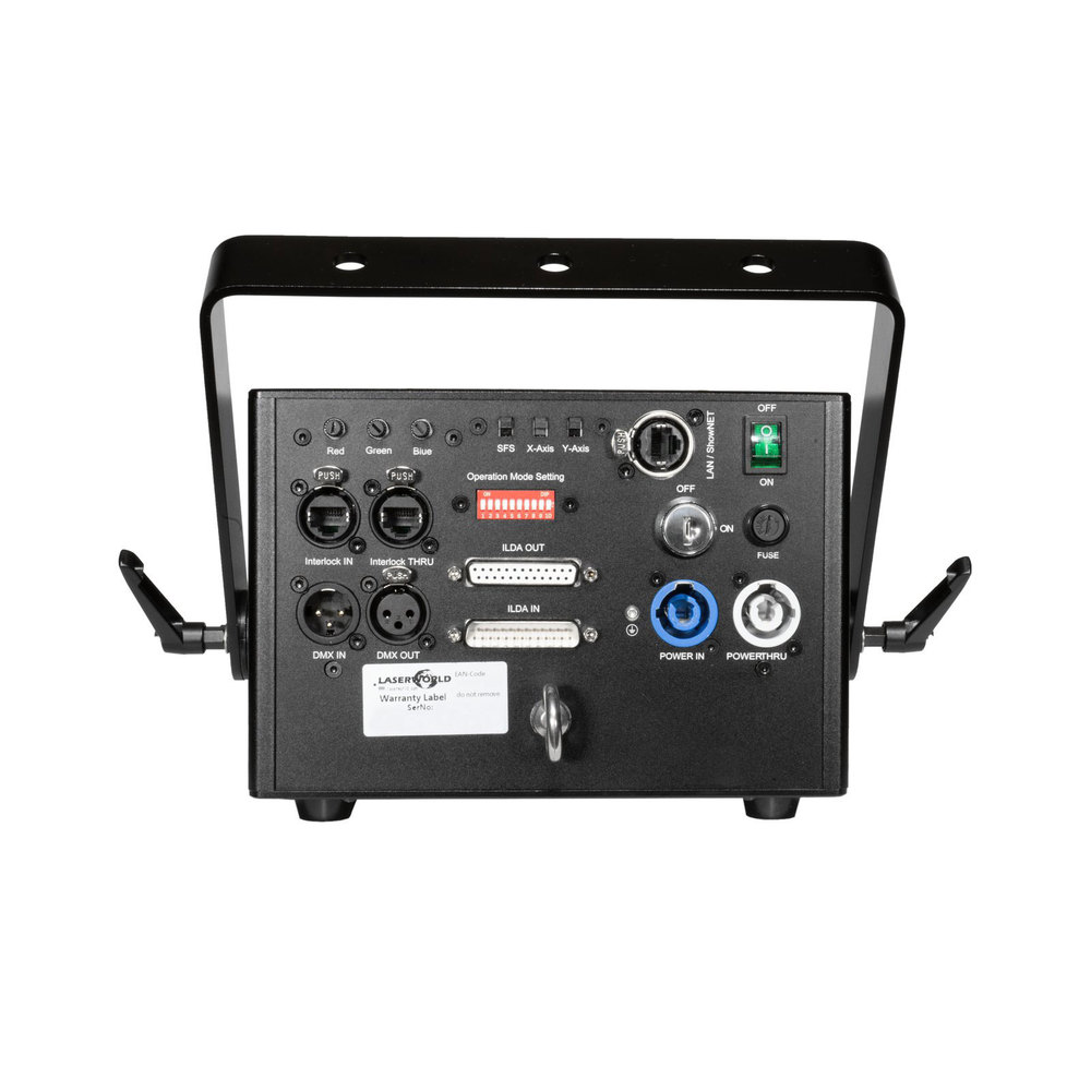 LASERWORLD DIODE LASER FULLCOLOR RGB 3000mW WITH LASER SHOW CONTROL SOFTWARE