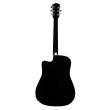 DESALVO ACOUSTIC GUITAR CUT-AWAY BLACK - EQ