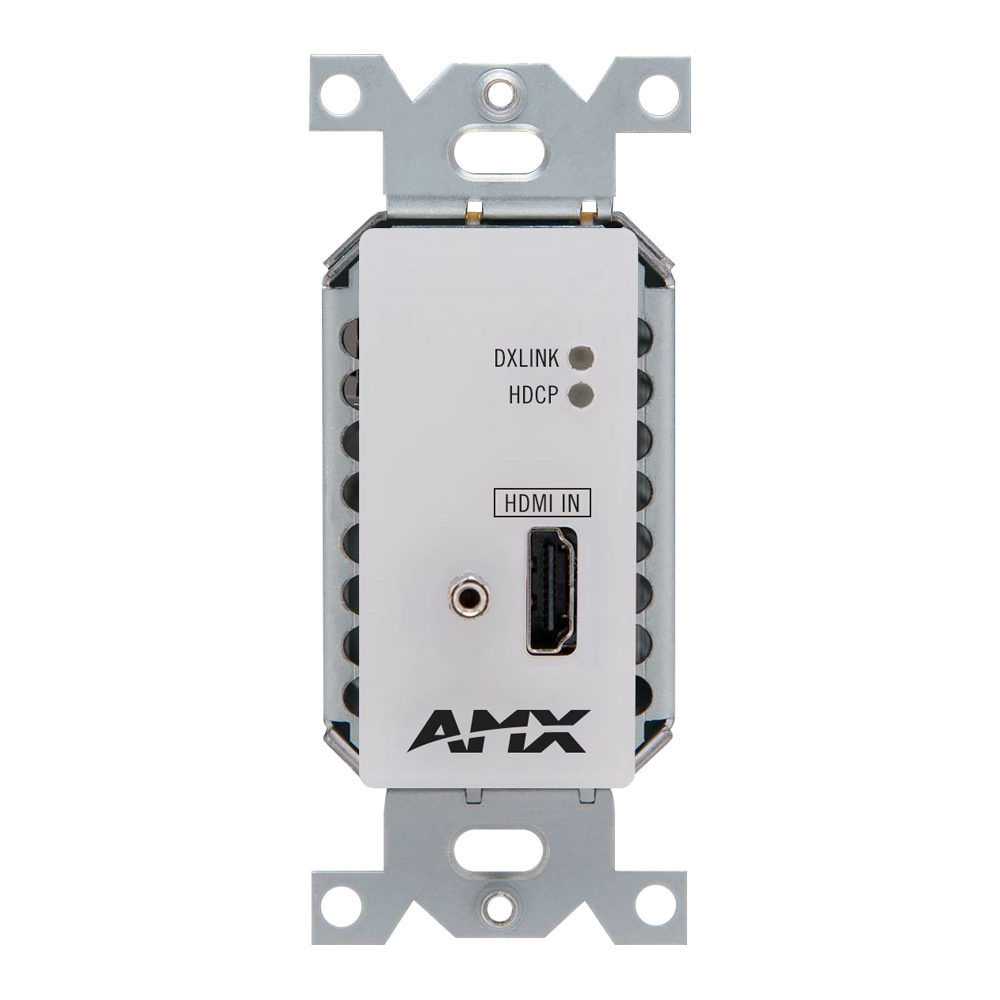 AMX DXLink 4K HDMI Decor Style Wallplate Transmitter