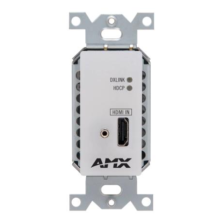 AMX DXLINK 4K HDMI DECOR STYLE WALLPLATE TRANSMITTER