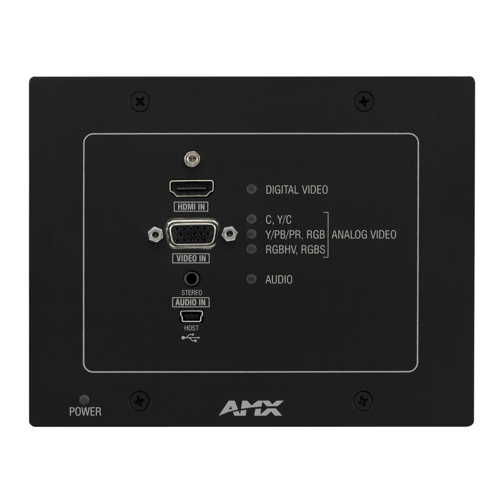 AMX DXLINK MULTI-FORMAT WALLPLATE TRANSMITTER