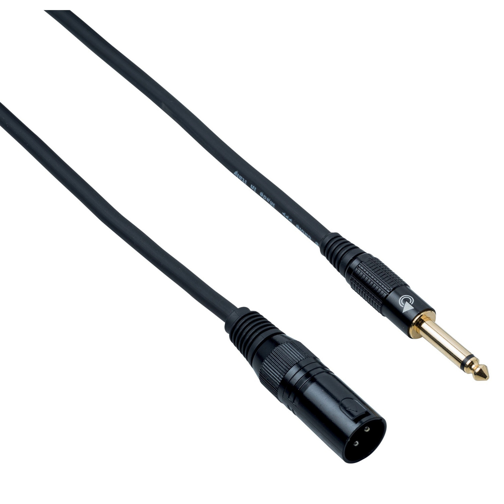 BESPECO GUITAR CABLE JACK/CANNON M 3M