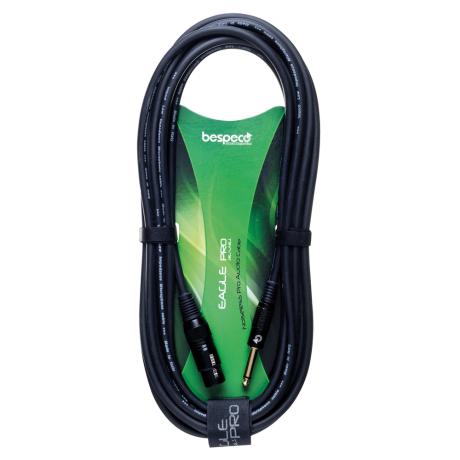 BESPECO ΜΙΚΡΟΦΩΝΙΚΟ ΚΑΛΩΔΙΟ CVP100S 6m JACK MONO S60BK