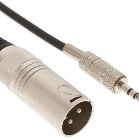 BESPECO AUDIO CABLE MALE CANNON/TRS MINI JACK, 3MT