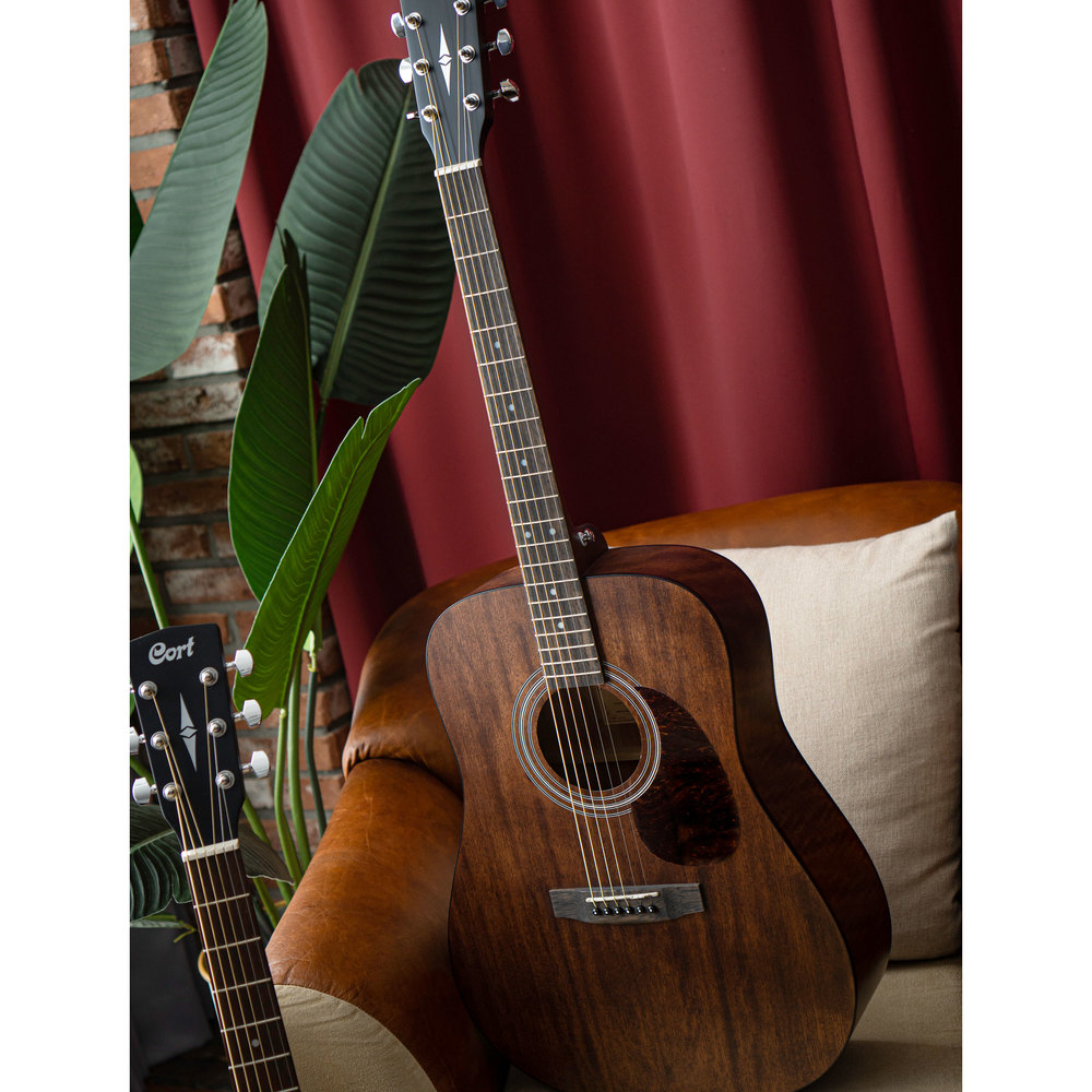 CORT ACOUSTIC GUITAR EARTH 60 MAHOGANY OPEN PORE