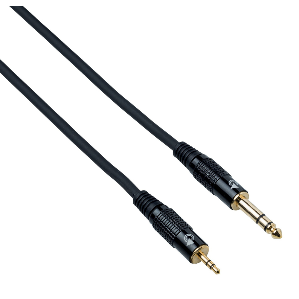 BESPECO GUITAR CABLE JACK TRS 3,5/JACK TRS 5m