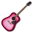 EPIPHONE ΑΚΟΥΣΤΙΚΗ ΚΙΘΑΡΑ STARLING DREADNOUGHT HOT PINK PEA