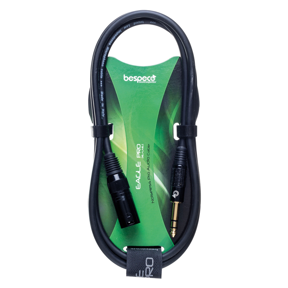 BESPECO GUITAR CABLE JACK TRS /CANNON M 1,5m