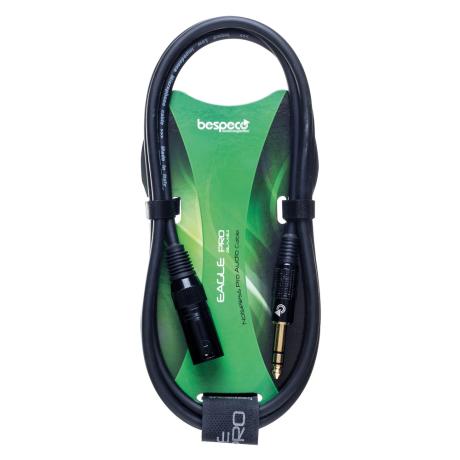 BESPECO GUITAR CABLE JACK TRS /CANNON M 1,5m