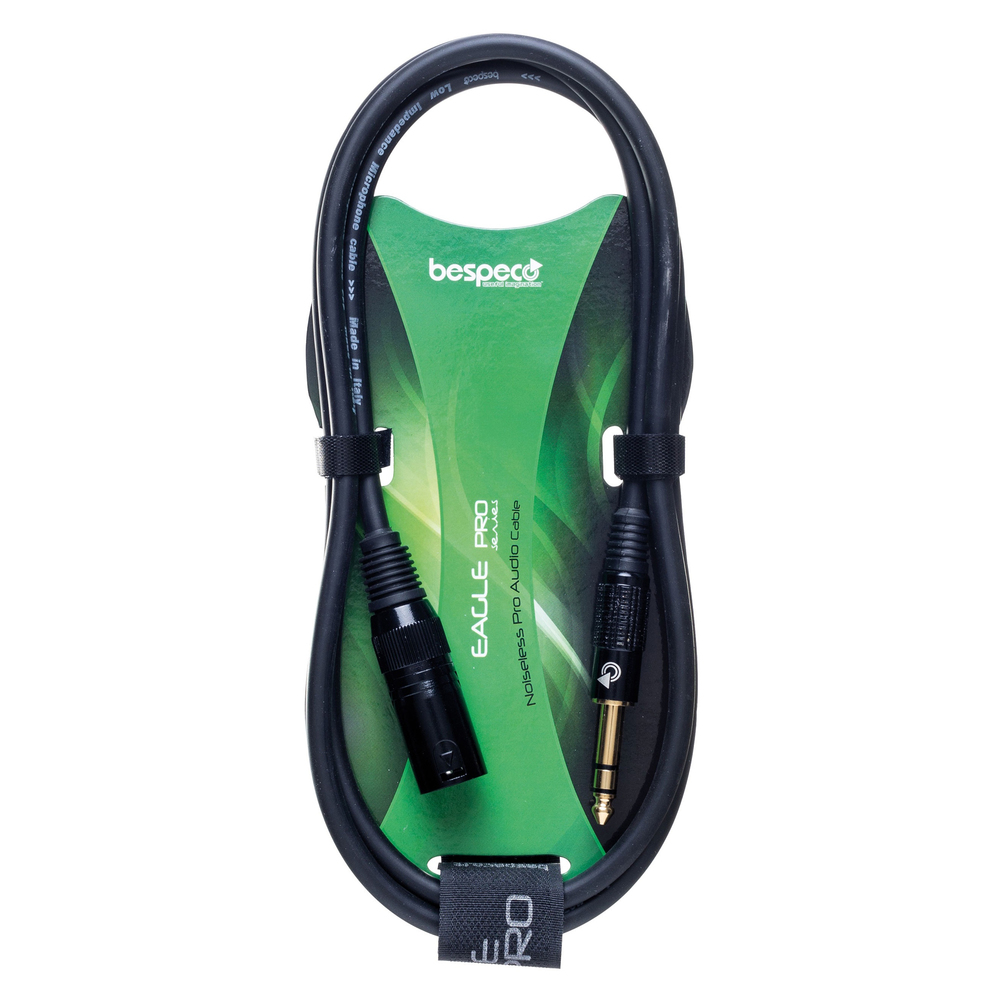 BESPECO GUITAR CABLE JACK TRS /CANNON M 3m