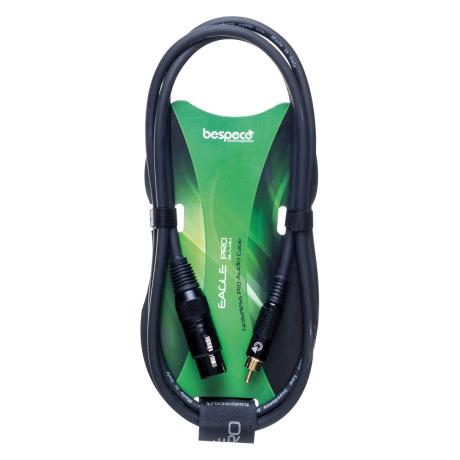 BESPECO GUITAR CABLE RCA/CANNON FEMALE 1,5m