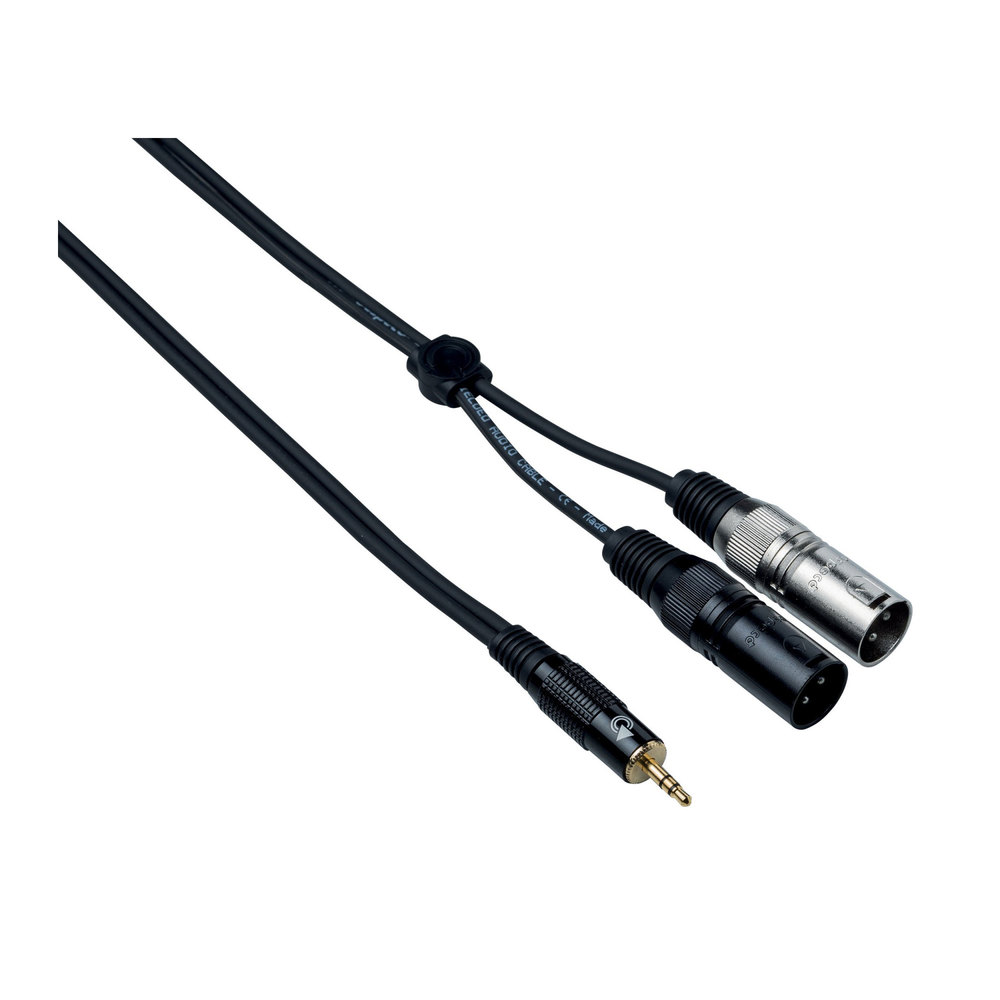 BESPECO CABLE MINI JACK ST/2 XLR MALE 1,5m