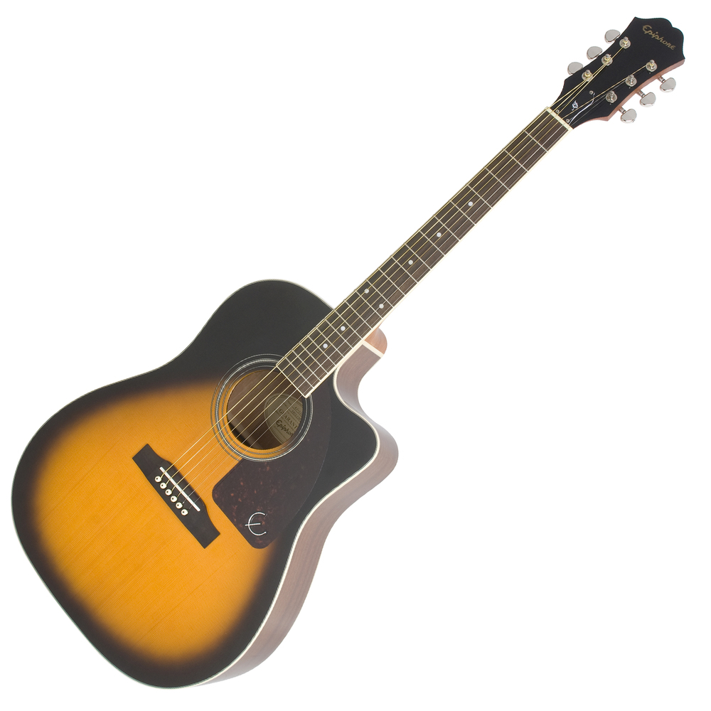 EPIPHONE E/ACOUSTIC GUITAR AJ-220SCE SOLID TOP VINT.SUNB