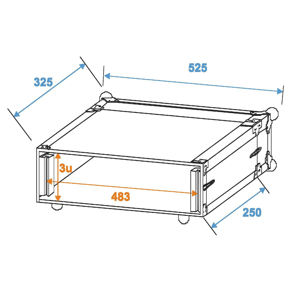 EUROLITE RACK 3U 40CM