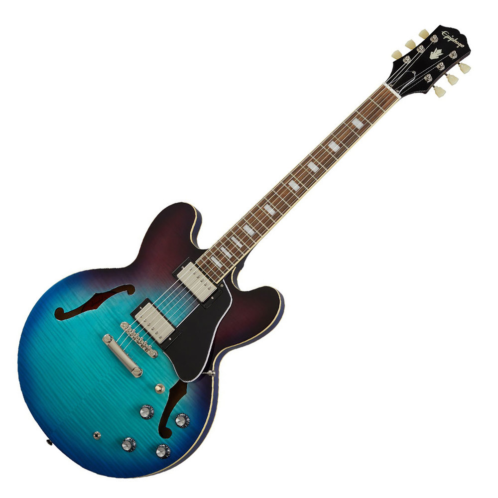 EPIPHONE ELECTRIC GUITAR ES-335 FIGURED BLUEBERRY BURST