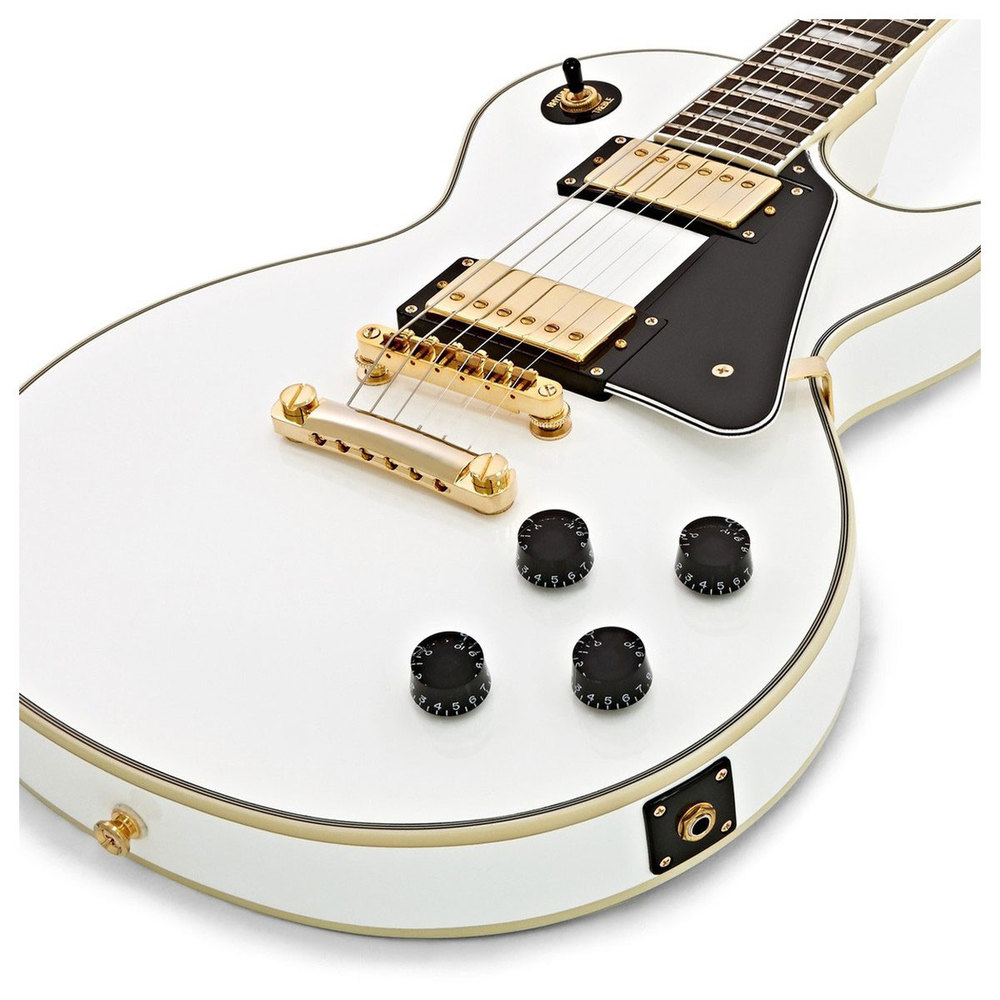 EPIPHONE Electric guitar Epiphone Les Paul Custom Alpine White