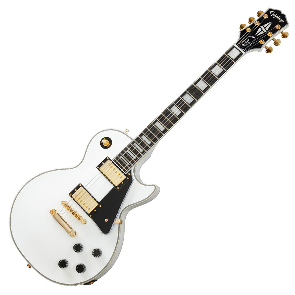 EPIPHONE Electric guitar Epiphone Les Paul Custom Alpine White