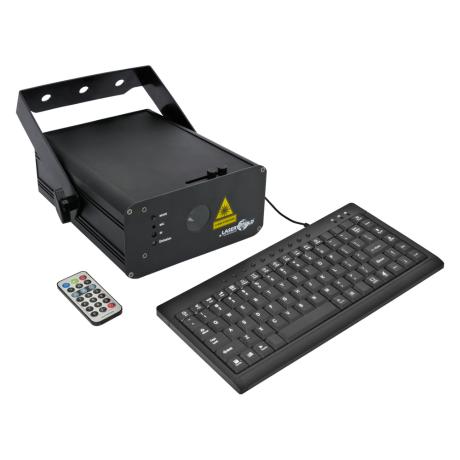 LASERWORLD RGB TEXT PROJECTION LASER SYSTEM, with keyboard and infrared remote control