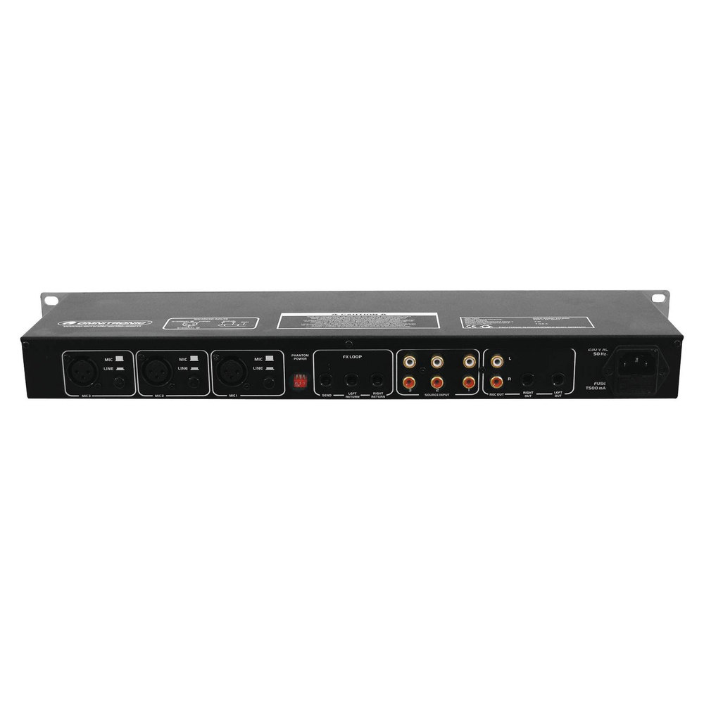 OMNITRONIC 6-channel microphone/line mixer