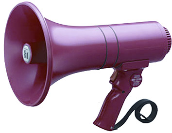 TOA HAND GRIP TYPE MEGAPHONE R14P(C) 6(9V DC) 15W-23W