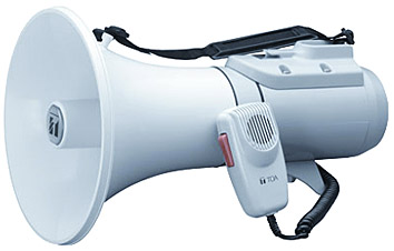 TOA HAND GRIP TYPE MEGAPHONE R14P(C)x6(9V DC) 15W-23W