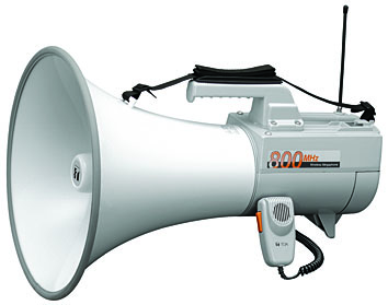 TOA HAND GRIP TYPE MEGAPHONE R20P(D)x 10(15VDC) 30-45W