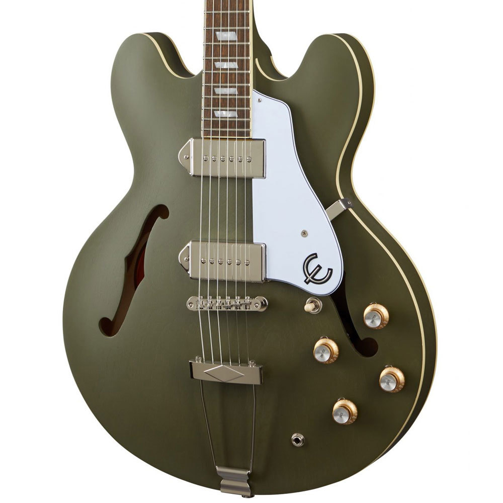 EPIPHONE ELECTRIC GUITAR CASINO WORN OLIVE DRAB