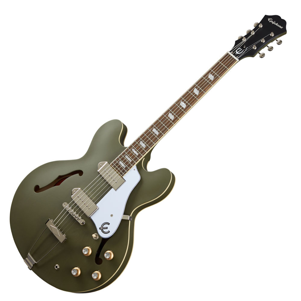EPIPHONE ELECTRIC GUITAR CASINO WORN OLIVE DRAB