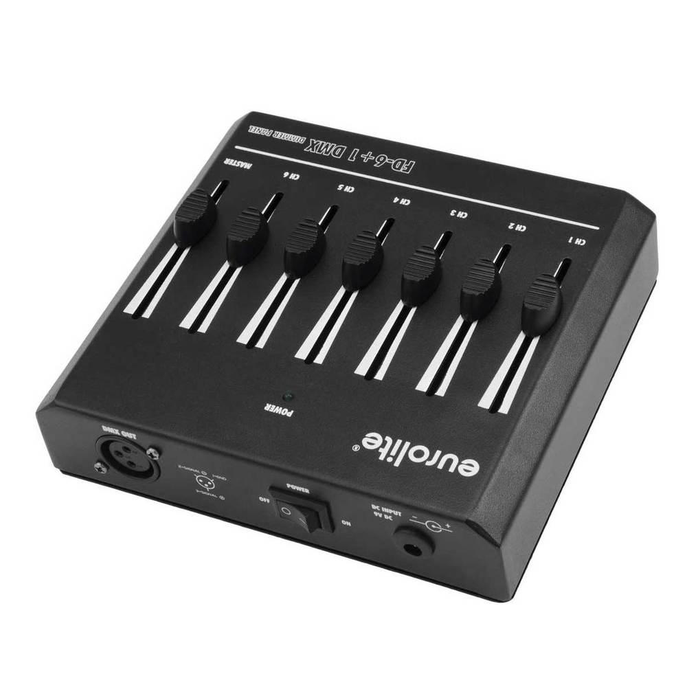 EUROLITE ΚΟΝΣΟΛΑ ΦΩΤΙΣΜΟΥ 6-CH ΜΕ ΜΠΑΤΑΡΙΕΣ