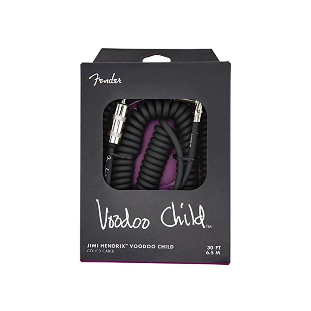 FENDER GUITAR CABLE HENDRIX VOODOO CHILD30΄ BLACK