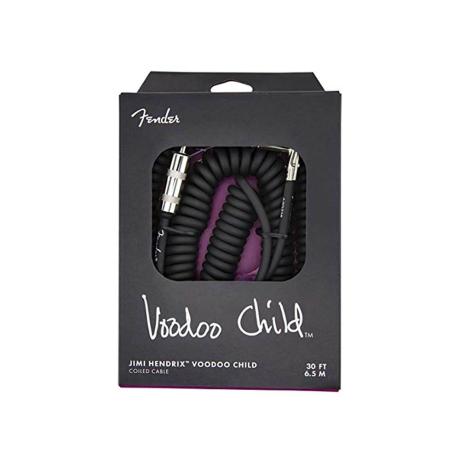 FENDER GUITAR CABLE HENDRIX VOODOO CHILD30΄ BLACK