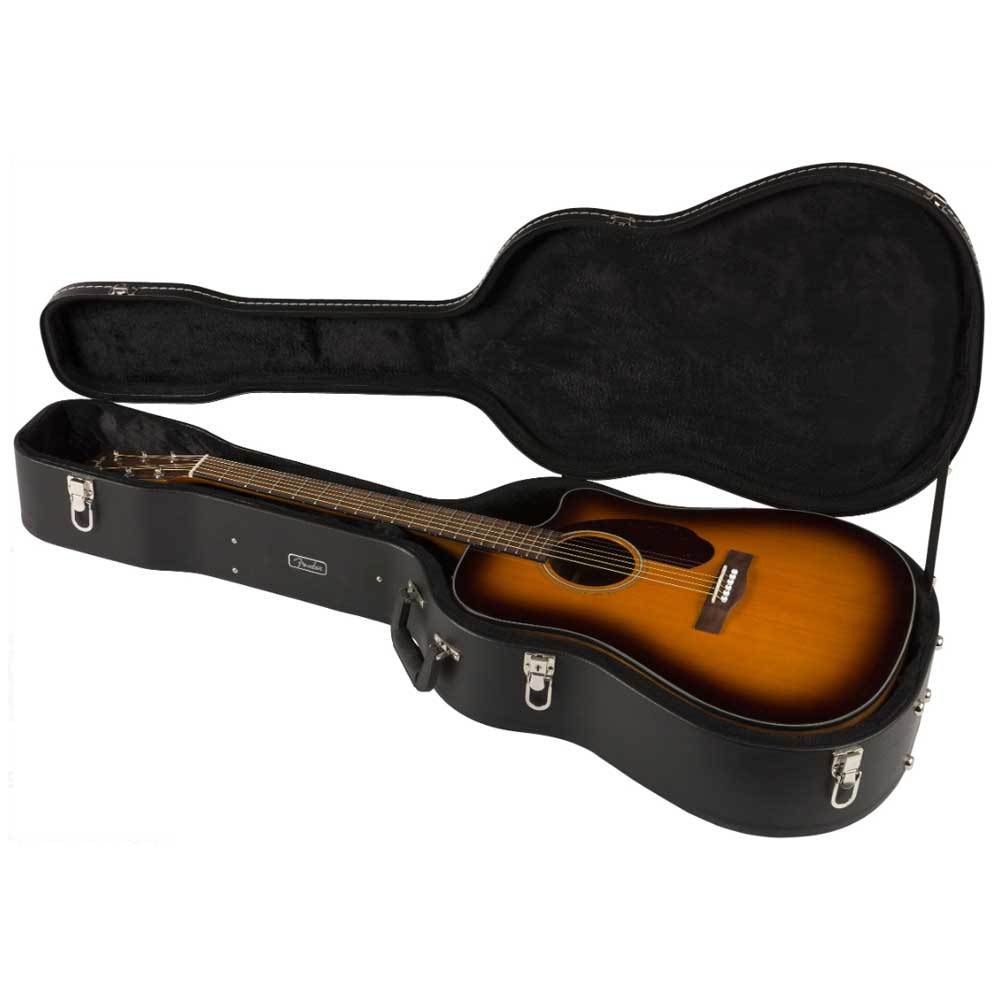 FENDER ELECTROACCOUSTIC CD-140SCE DREADNOUGHT SUNB W/CASE