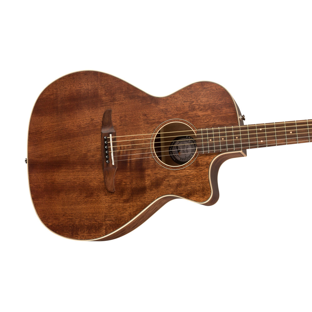 FENDER ELECTRACOUSTIC GUITAR NEWPORTER SPECIAL MAHOGANY W/BAG