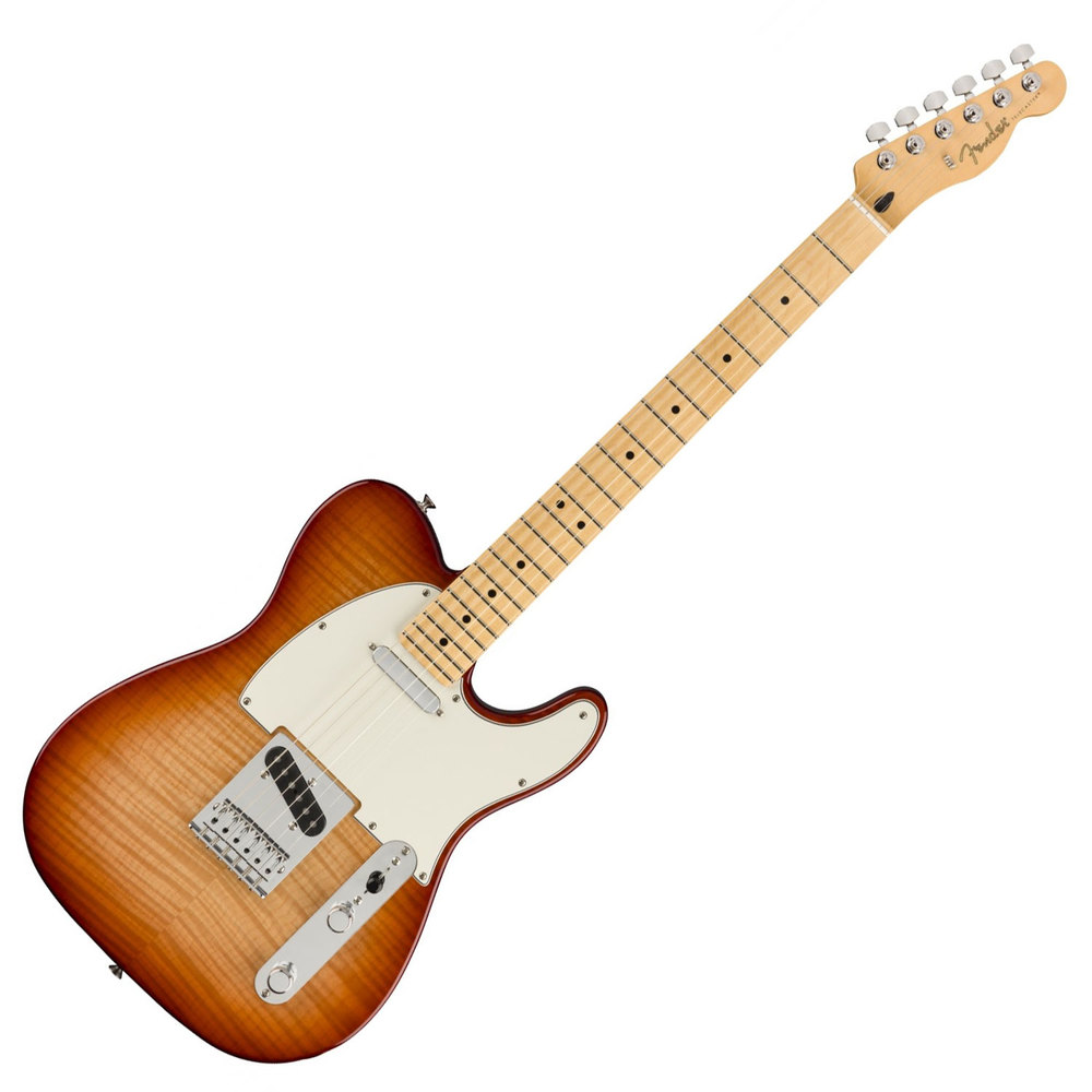 FENDER LTD PLAYER TELE PLUS TOP SIENNA SUNBURST
