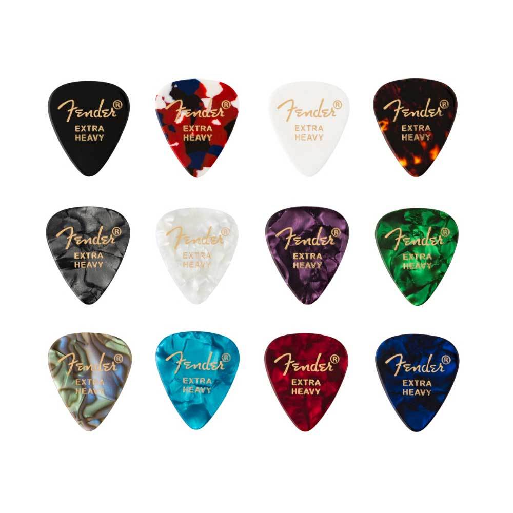 FENDER PICKS 351 SHAPE  MEDLEY EXTRA HEAVY (12 ΤΕΜΑΧΙΑ)