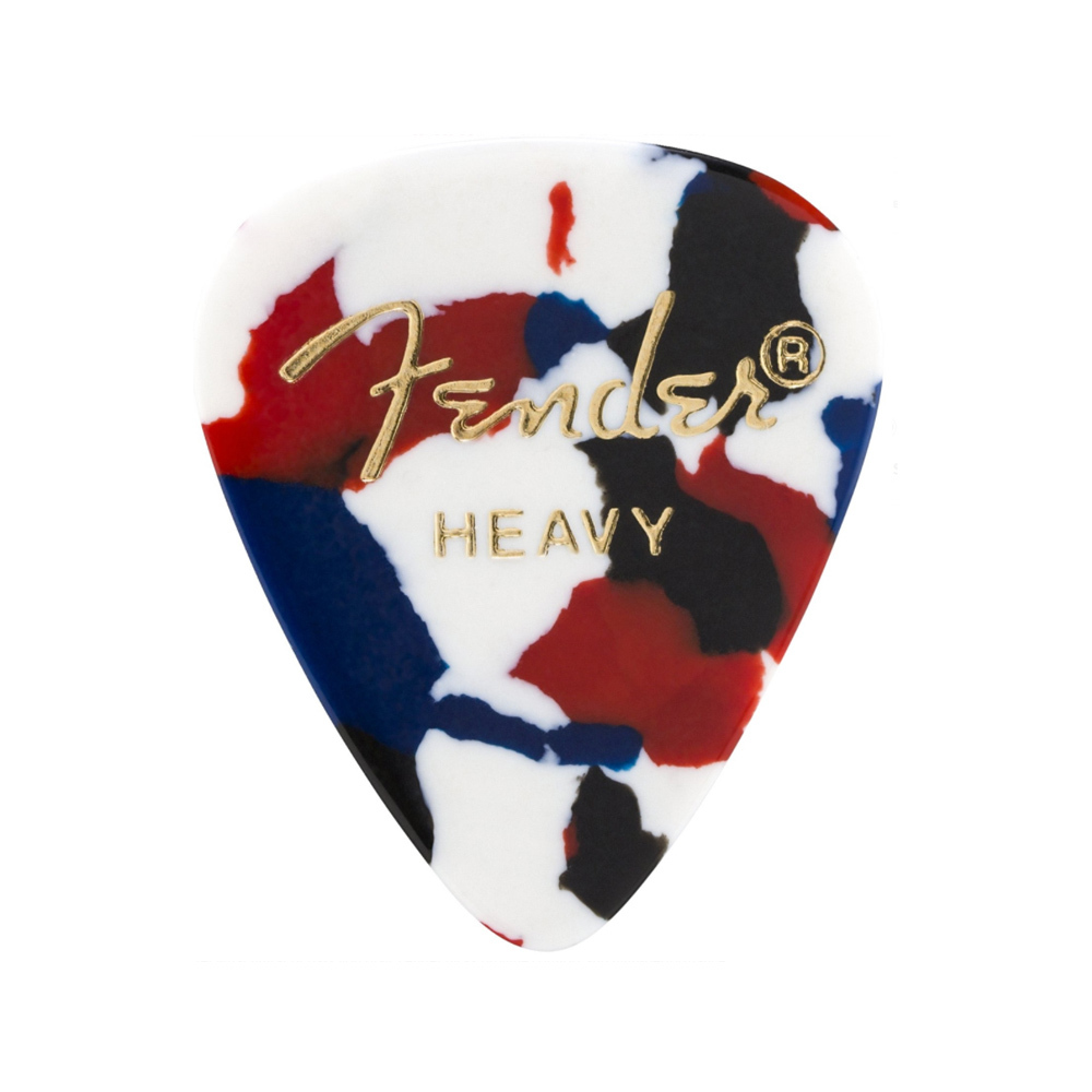 FENDER PLECTRUM 351 CLASSIC CONFETTI HEAVY (12 PCS)