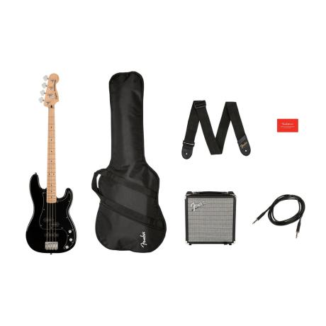 FENDER SQUIER PACK AFFINITY PRECISION PJ MN BLK RUMBLE 15