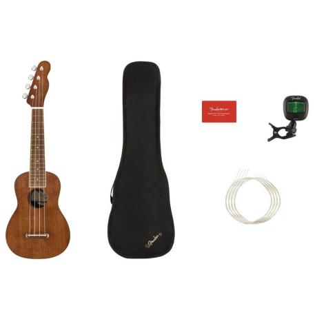 FENDER UKULELE SEASIDE SOPRANO PACK NATURAL