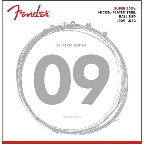 FENDER STRINGS SET SUPER 250  BALL END  250L .009-.042