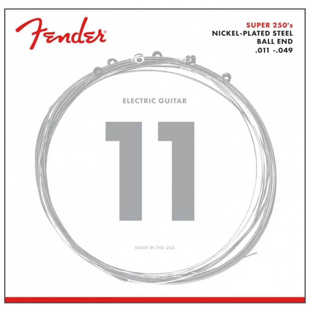 FENDER ΣΕΤ ΧΟΡΔΕΣ SUPER 250  BALL END 250M .011-.049