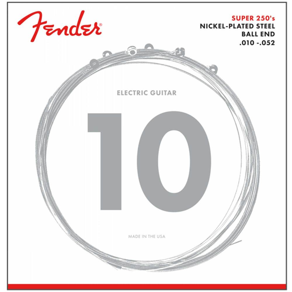 FENDER ΣΕΤ ΧΟΡΔΕΣ SUPER 250 BALL END 250RH.010-.052