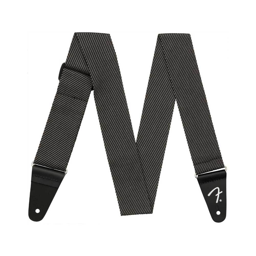 FENDER STRAP  MODERN TWEED GRAY/BLACK 2"